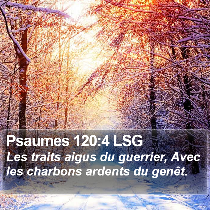 Psaumes 120:4 LSG Bible Study