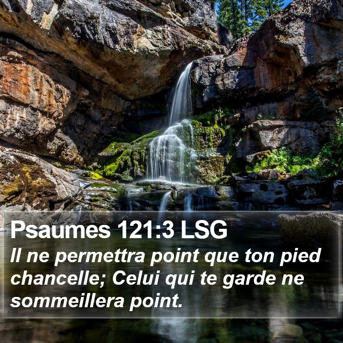 Psaumes 121:3 LSG Bible Study