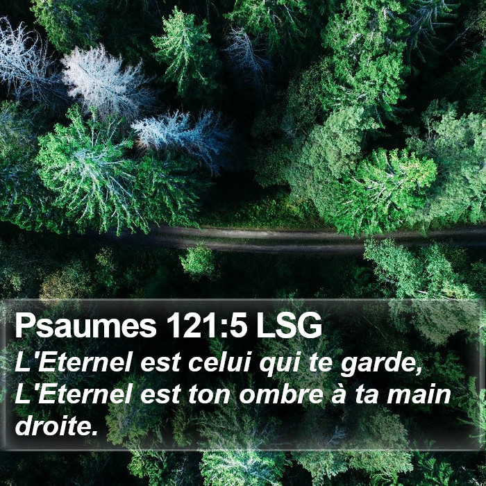 Psaumes 121:5 LSG Bible Study