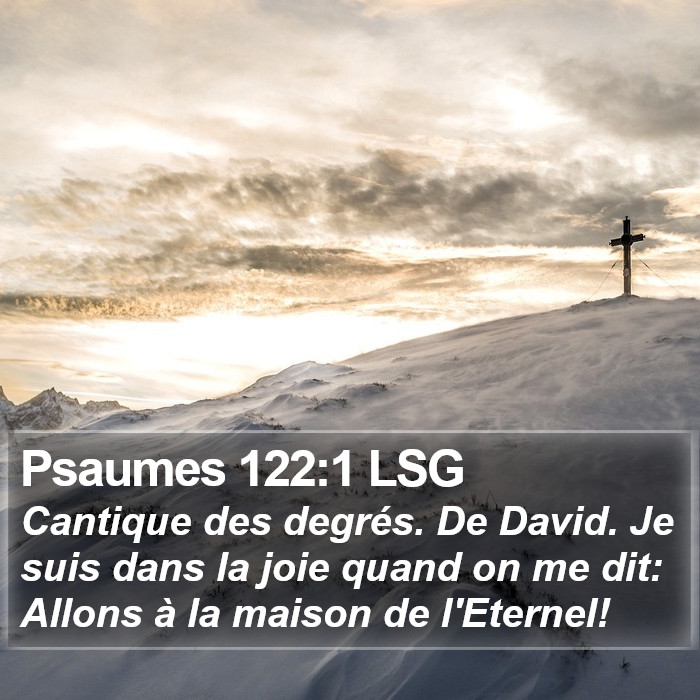 Psaumes 122:1 LSG Bible Study