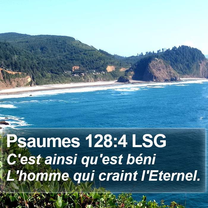 Psaumes 128:4 LSG Bible Study