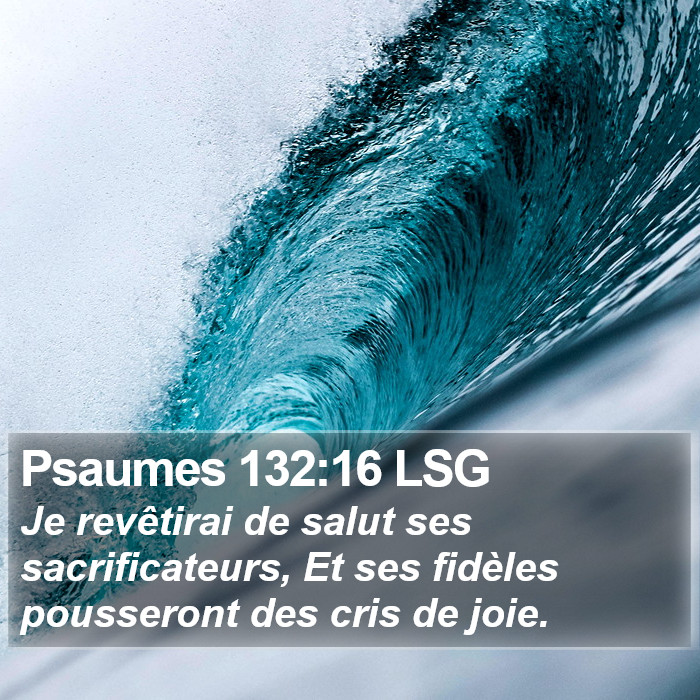 Psaumes 132:16 LSG Bible Study