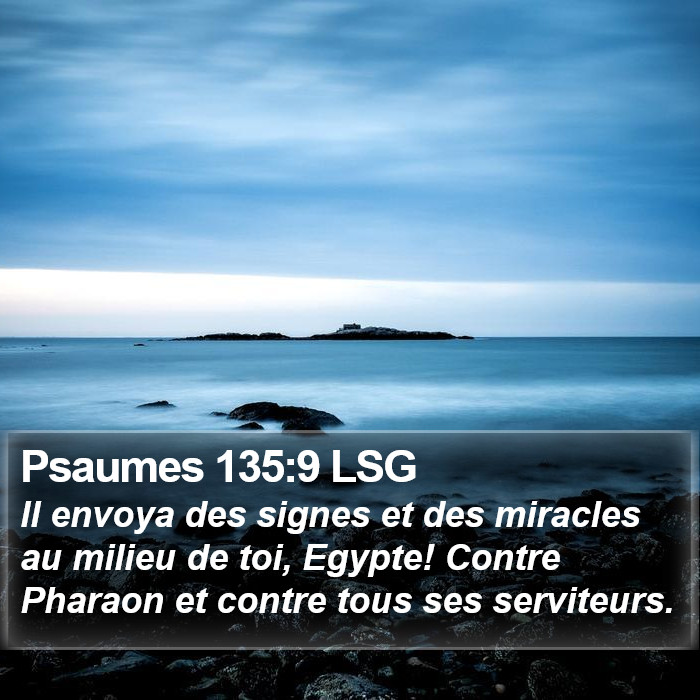 Psaumes 135:9 LSG Bible Study
