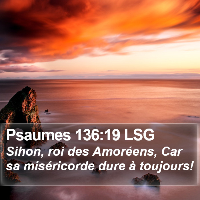 Psaumes 136:19 LSG Bible Study