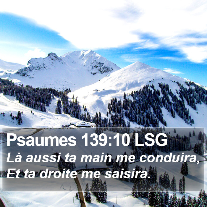 Psaumes 139:10 LSG Bible Study