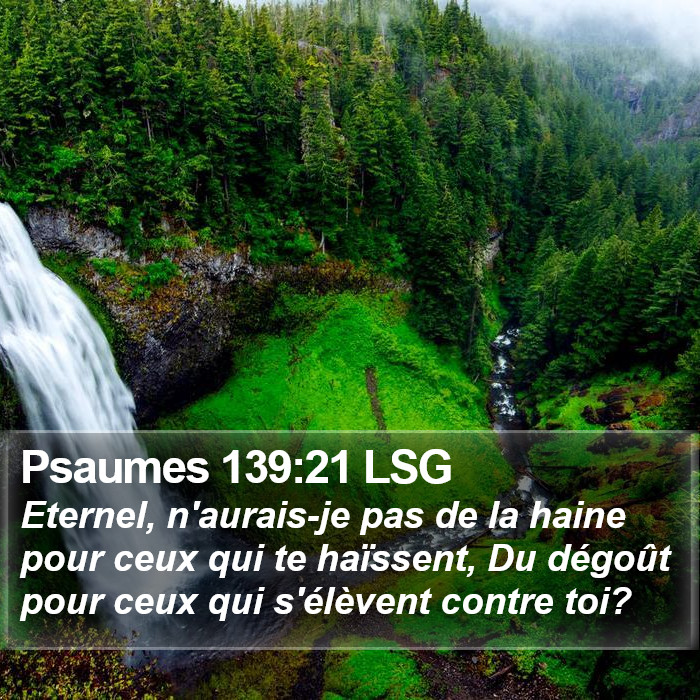 Psaumes 139:21 LSG Bible Study