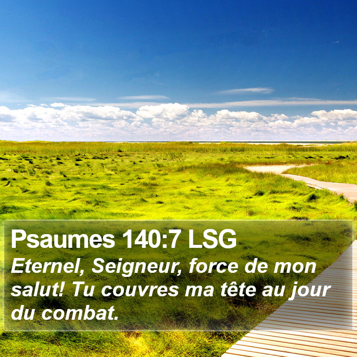 Psaumes 140:7 LSG Bible Study