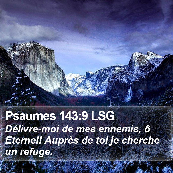 Psaumes 143:9 LSG Bible Study