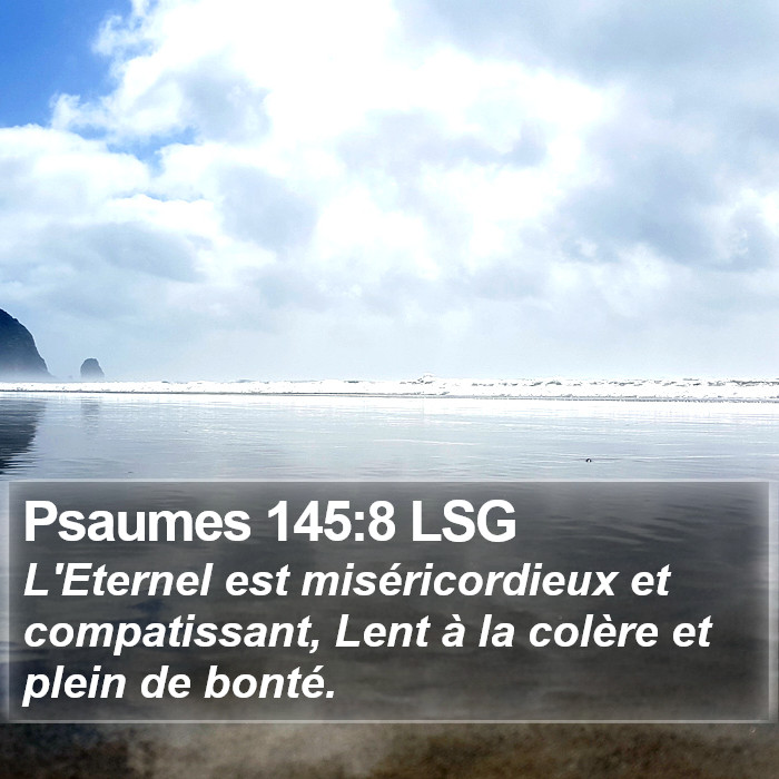 Psaumes 145:8 LSG Bible Study