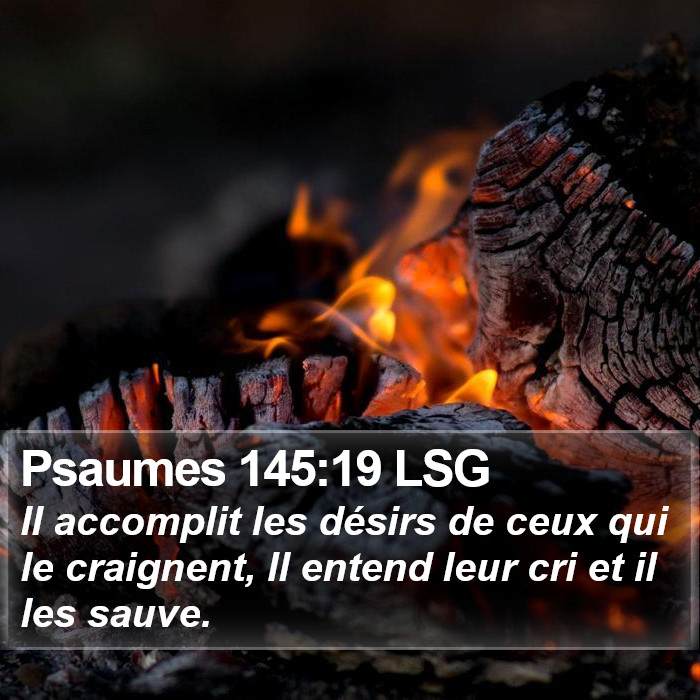 Psaumes 145:19 LSG Bible Study