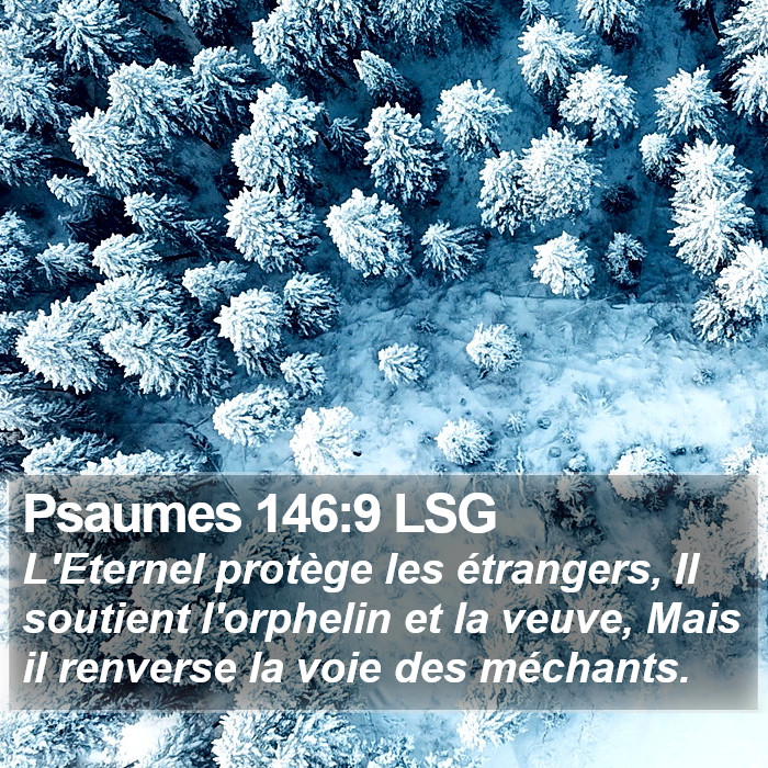 Psaumes 146:9 LSG Bible Study