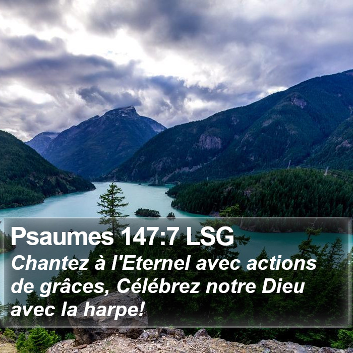 Psaumes 147:7 LSG Bible Study