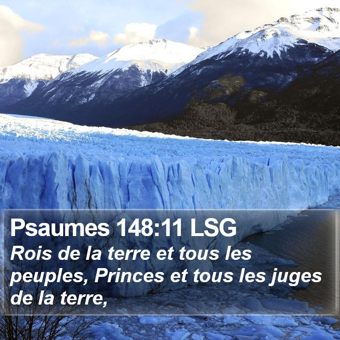 Psaumes 148:11 LSG Bible Study