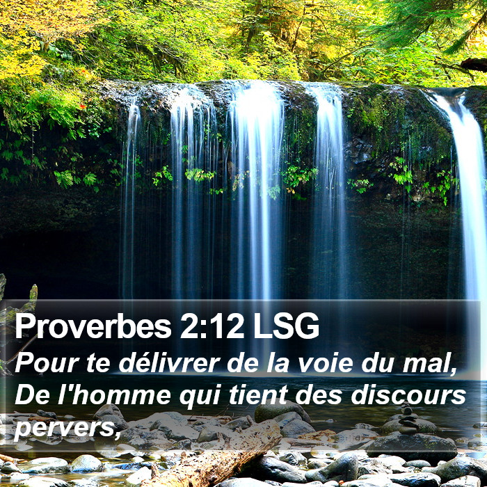 Proverbes 2:12 LSG Bible Study