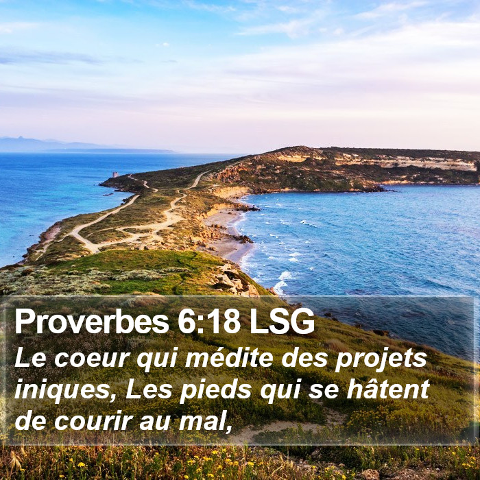 Proverbes 6:18 LSG Bible Study
