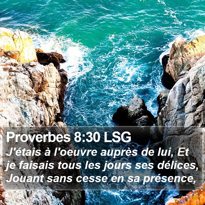 Proverbes 8:30 LSG Bible Study