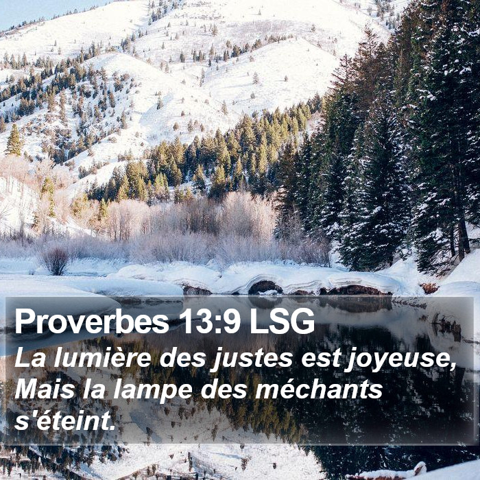 Proverbes 13:9 LSG Bible Study