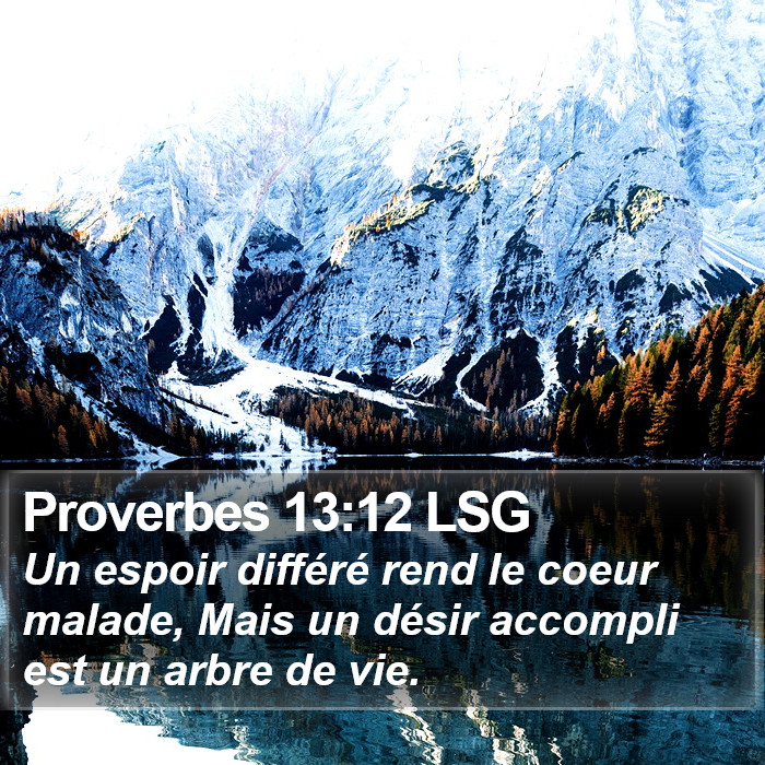 Proverbes 13:12 LSG Bible Study