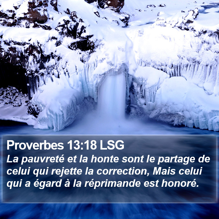 Proverbes 13:18 LSG Bible Study