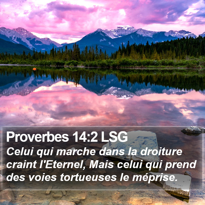 Proverbes 14:2 LSG Bible Study