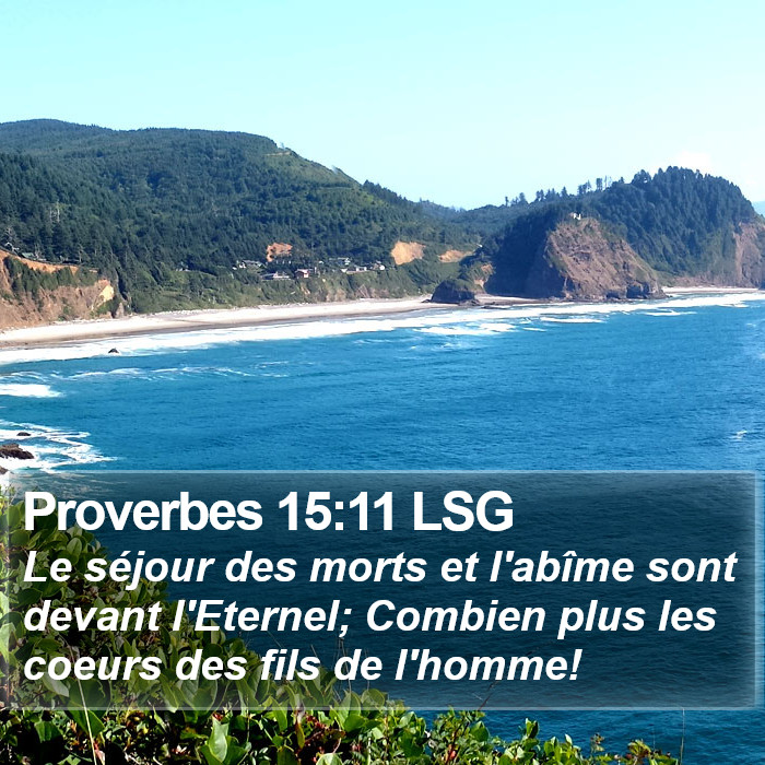 Proverbes 15:11 LSG Bible Study