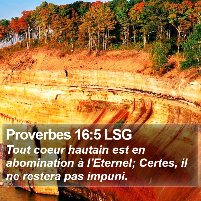 Proverbes 16:5 LSG Bible Study