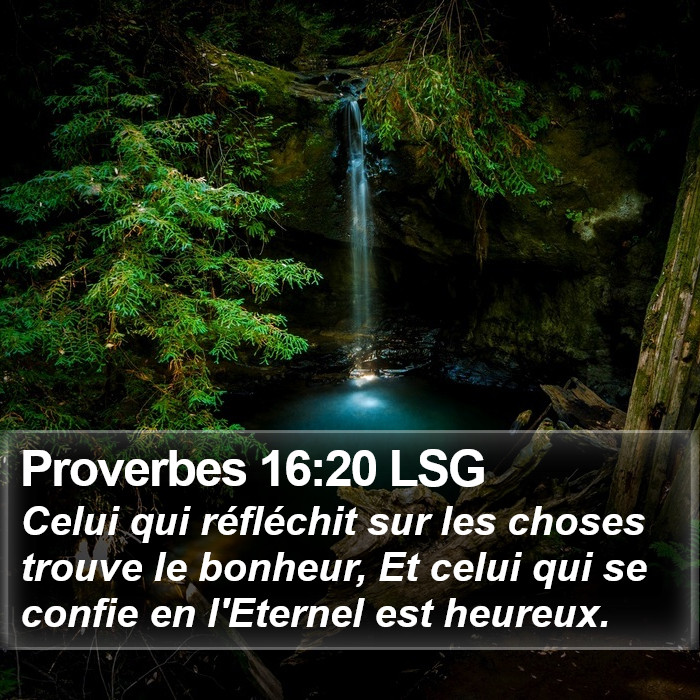 Proverbes 16:20 LSG Bible Study