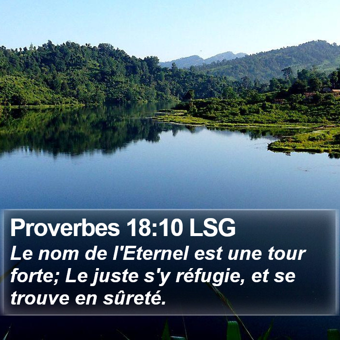 Proverbes 18:10 LSG Bible Study