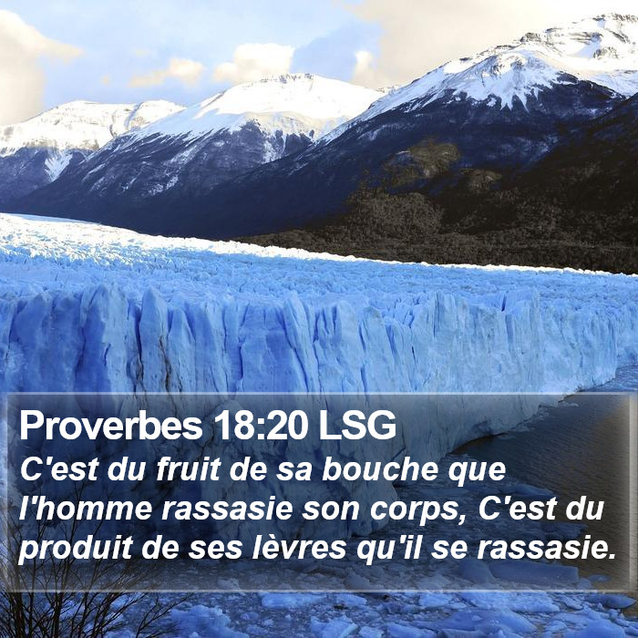 Proverbes 18:20 LSG Bible Study