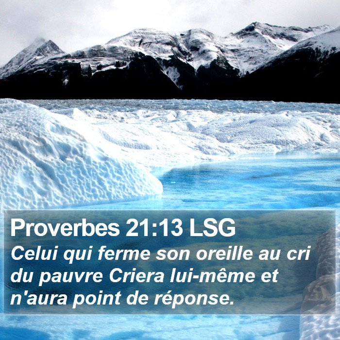 Proverbes 21:13 LSG Bible Study