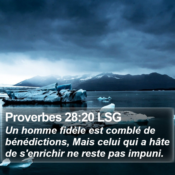 Proverbes 28:20 LSG Bible Study