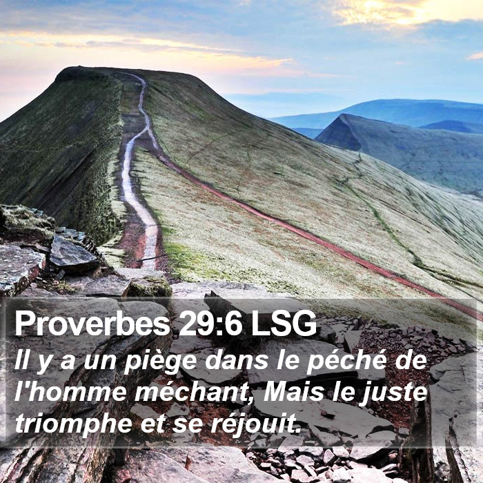 Proverbes 29:6 LSG Bible Study