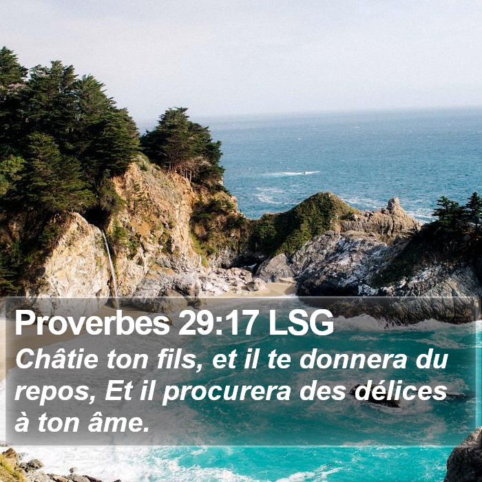 Proverbes 29:17 LSG Bible Study
