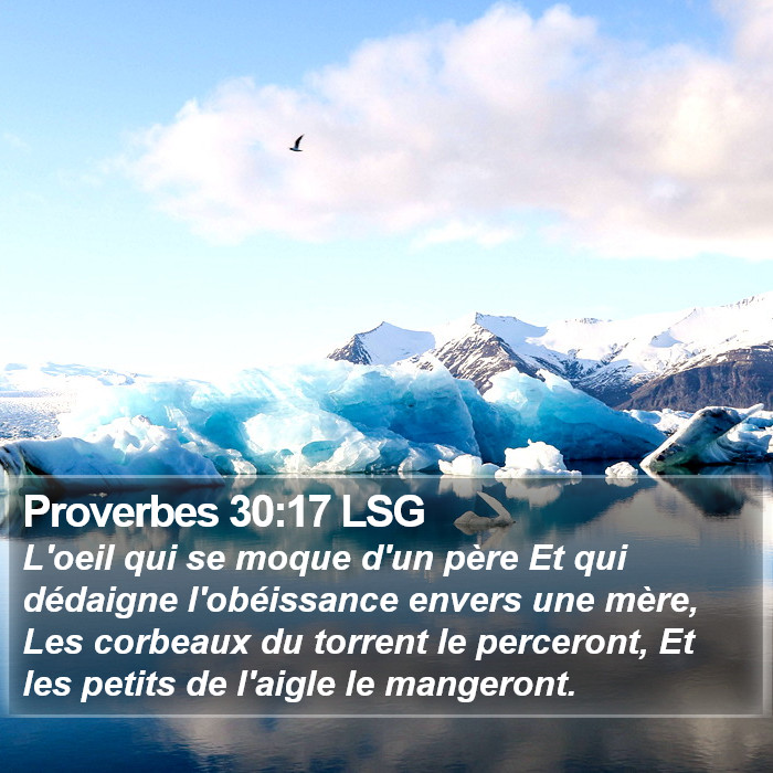 Proverbes 30:17 LSG Bible Study