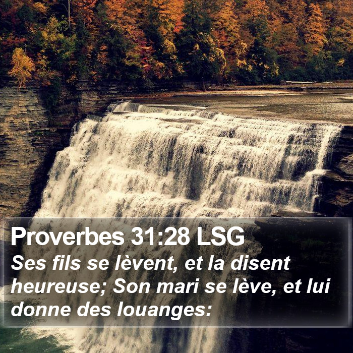 Proverbes 31:28 LSG Bible Study