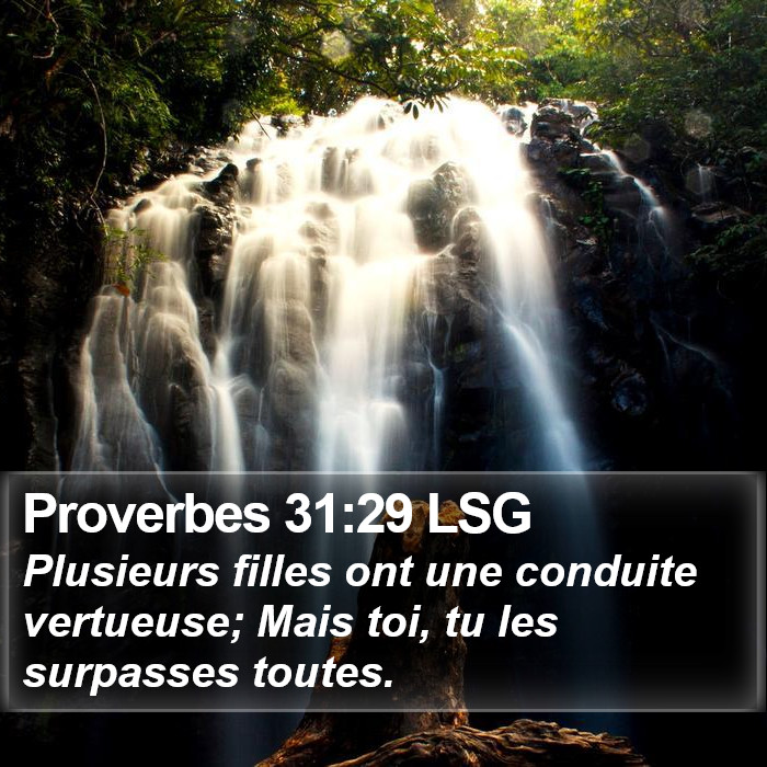 Proverbes 31:29 LSG Bible Study