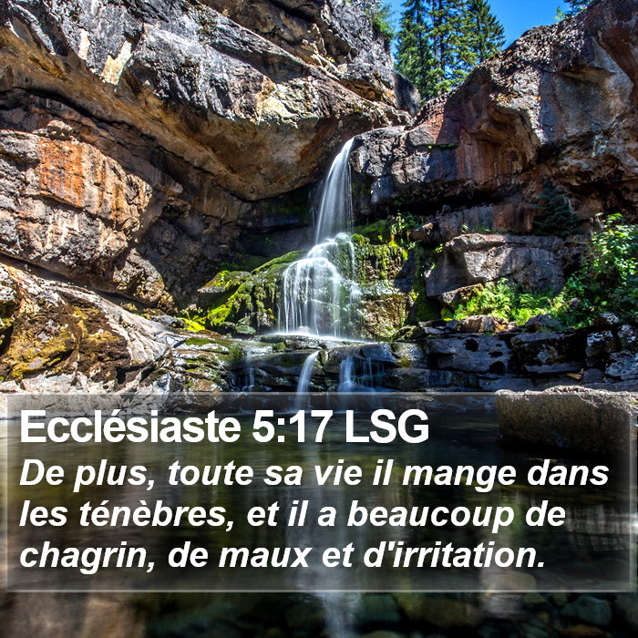 Ecclésiaste 5:17 LSG Bible Study