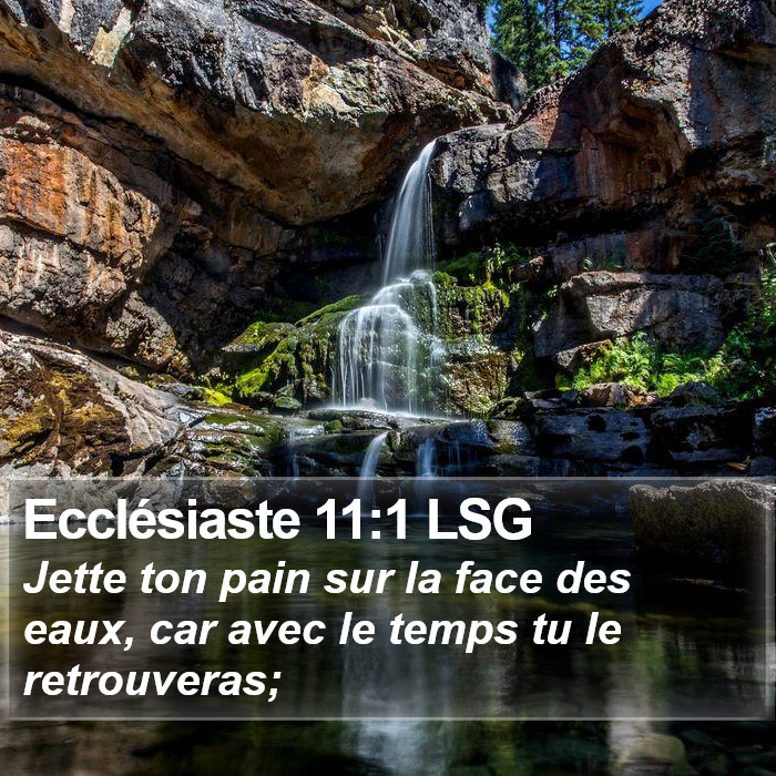 Ecclésiaste 11:1 LSG Bible Study