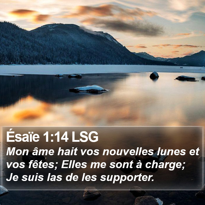 Ésaïe 1:14 LSG Bible Study