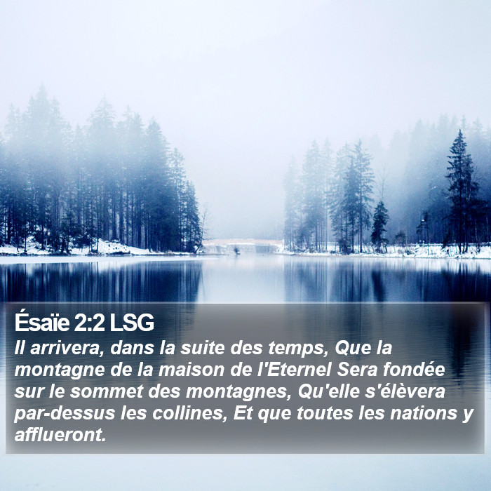 Ésaïe 2:2 LSG Bible Study