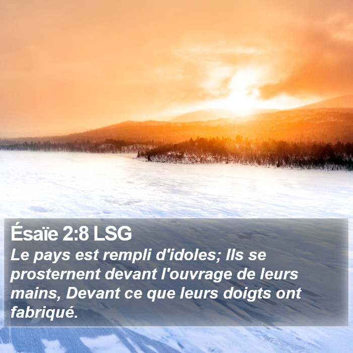 Ésaïe 2:8 LSG Bible Study