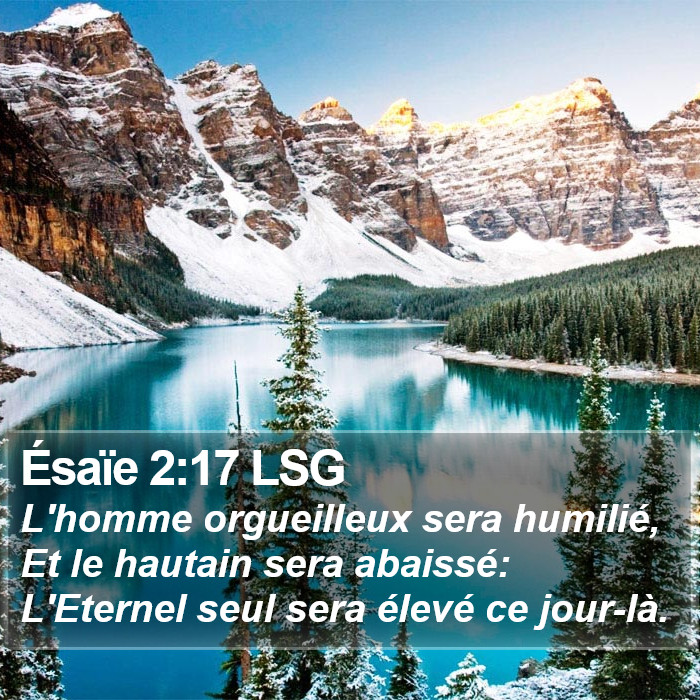 Ésaïe 2:17 LSG Bible Study