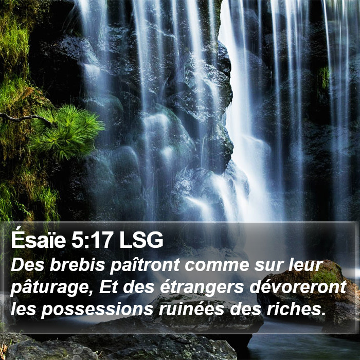 Ésaïe 5:17 LSG Bible Study