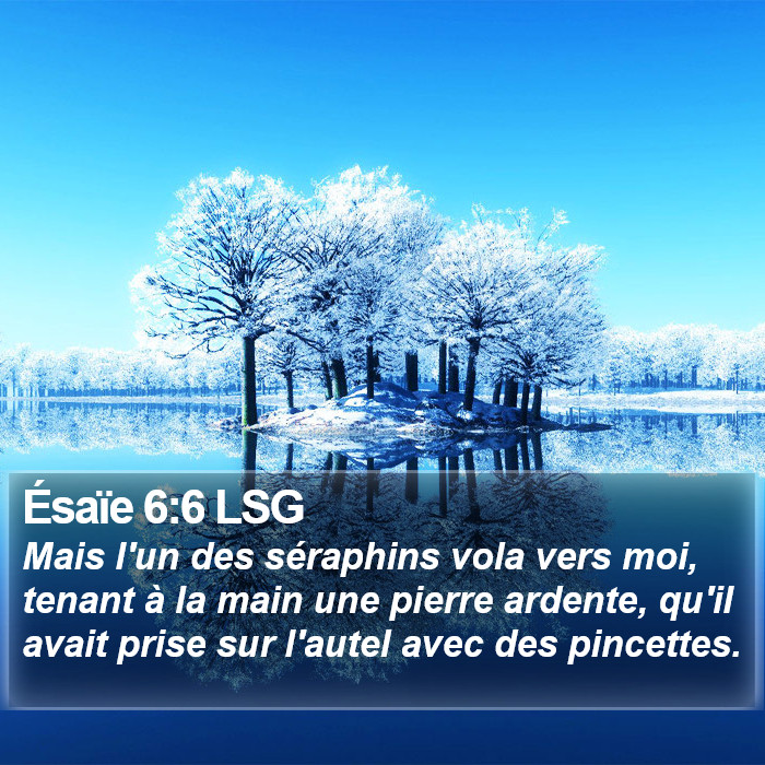 Ésaïe 6:6 LSG Bible Study