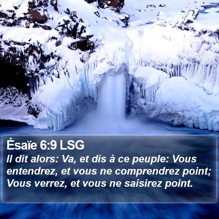 Ésaïe 6:9 LSG Bible Study