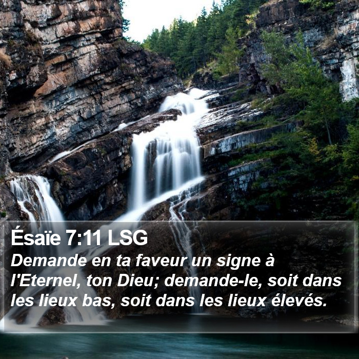 Ésaïe 7:11 LSG Bible Study