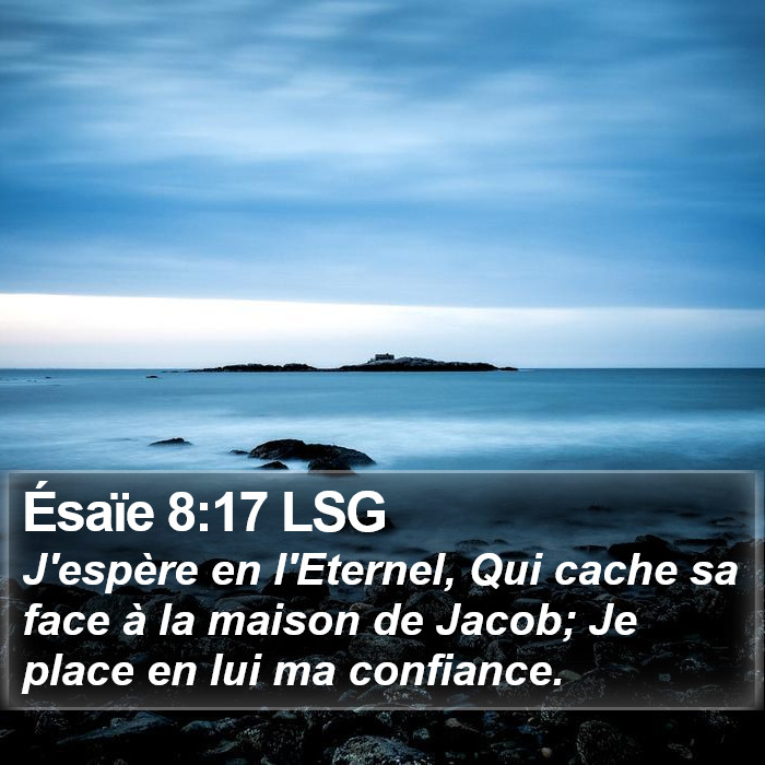 Ésaïe 8:17 LSG Bible Study