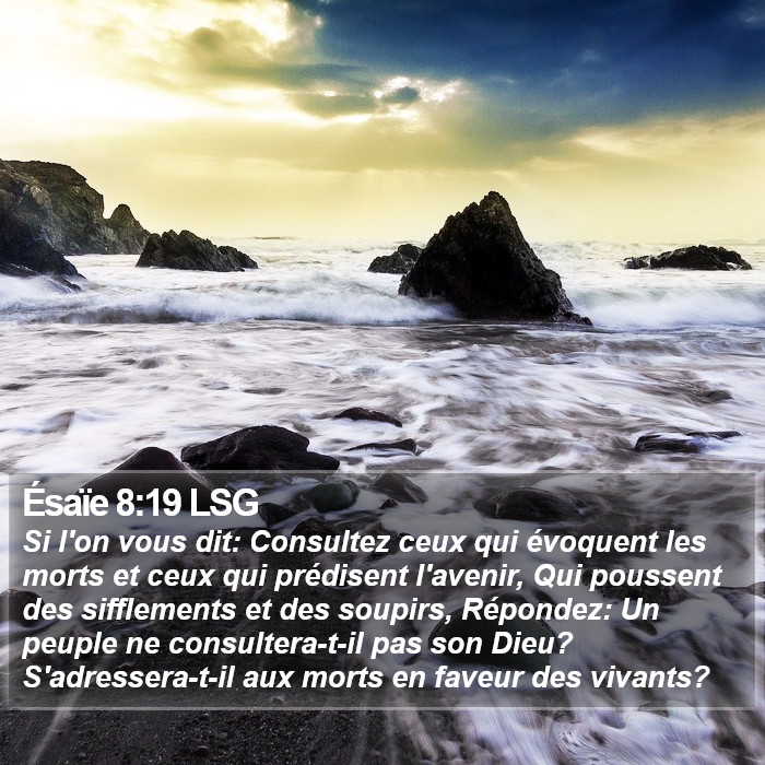 Ésaïe 8:19 LSG Bible Study