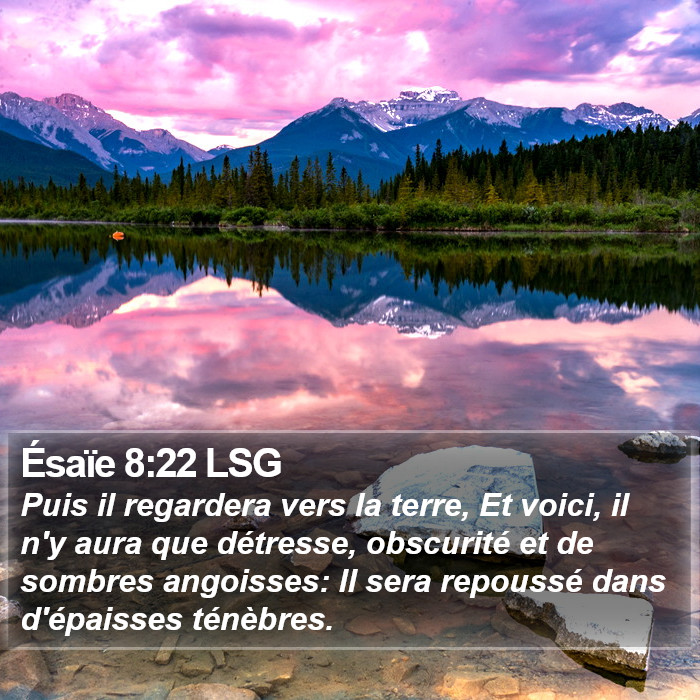 Ésaïe 8:22 LSG Bible Study