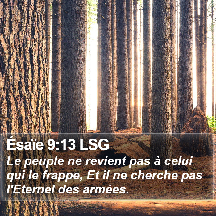 Ésaïe 9:13 LSG Bible Study